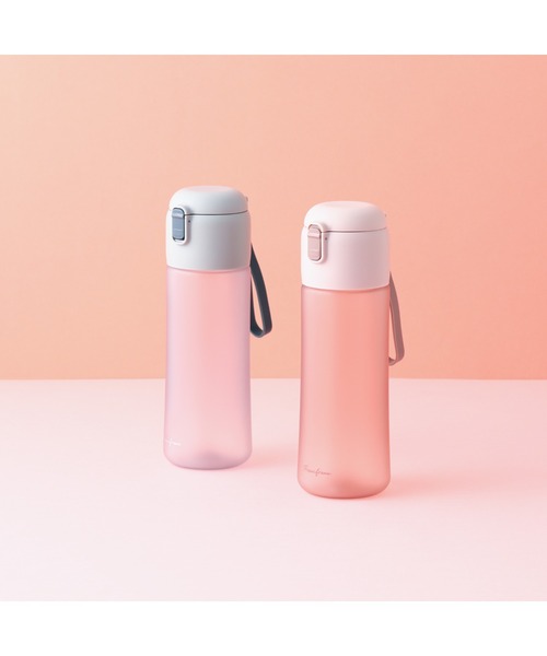 Francfranc（フランフラン） 水筒 ワンタッチクリアボトル ピンク