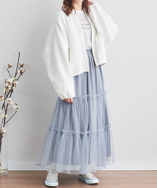 mil ブルゾン アウター 「150cm前後の小柄さんサイズ」ぽこぽこ