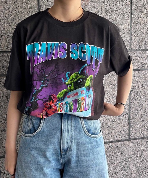 tシャツ IO Select / TRAVIS SCOTT Print Tee / TOD244 レディース メンズ
