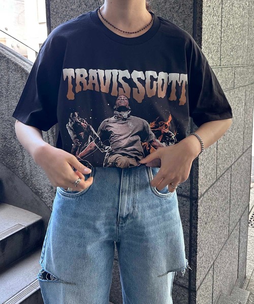 tシャツ IO Select / TRAVIS SCOTT Print Tee / TOD244 レディース メンズ tシャツ IO Select / TRAVIS SCOTT Print Tee TOD244 レディース