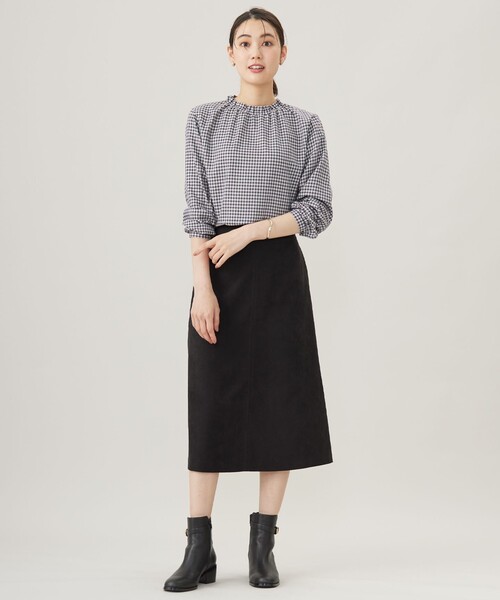 J.PRESS ブラウス シャツ 「洗える」ポリエステルヴィスコース