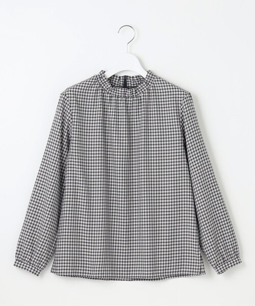 J.PRESS ブラウス シャツ 「洗える」ポリエステルヴィスコース
