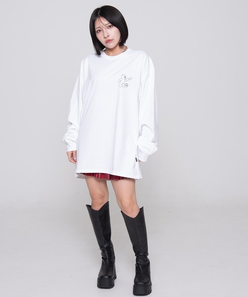 OY オードリー長袖Tシャツ ロンティー OY tシャツ 「OY/オーワイ」 PAINTING ODOLLY LONG SLEEVE