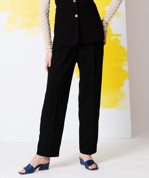 MAISON SPECIAL パンツ 36(Sサイズ) MAISON SPECIAL パンツ Studs Vegan Leather Straight Pants