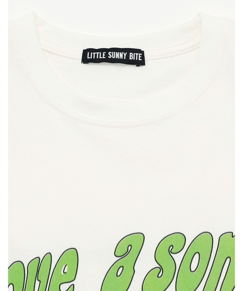 tシャツ little sunny bite Disney collection /  white big tee レディース メンズ little sunny bite (リトルサニーバイト)little sunny bite
