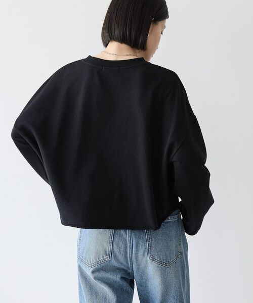 AMERICAN HOLIC tシャツ ミニ裏毛タックスリーブショートプル