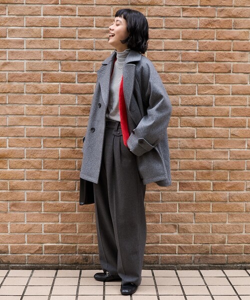 FREAK'S STORE ピーコート pコート ウーリー ミドルコート