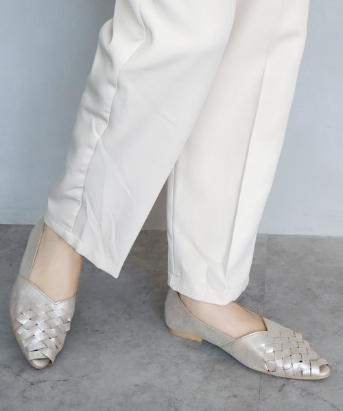 ★美品★スタイリッシュコンフォートオープントゥパンプス Composition9 パンプス スタイリッシュコンフォートオープントゥ