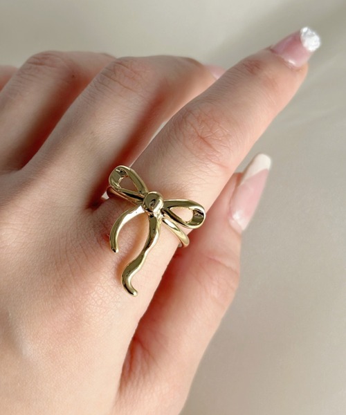 sowang 指輪 リング ロング ナロー リボンリング-long narrow ribbon