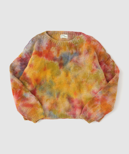 セーター ニット MacMahon Knitting Mills / マクマホンニッティングミルズ Crew Neck Knit-Tie Dye メン