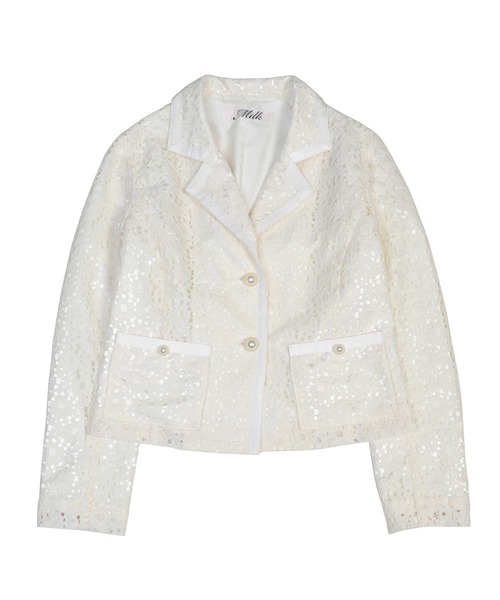 テーラードジャケット MILK - MILK GRAND JACKET MILK（ミルク） ジャケット テーラードジャケット レースグラッセ