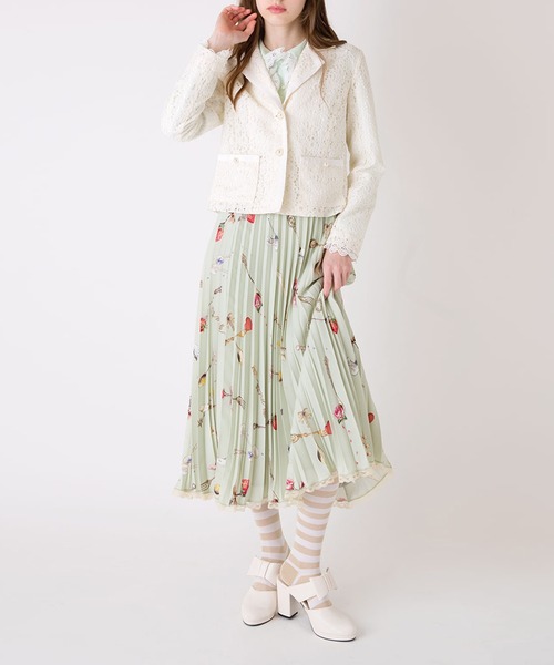 テーラードジャケット MILK - MILK GRAND JACKET MILK（ミルク） ジャケット テーラードジャケット レースグラッセ