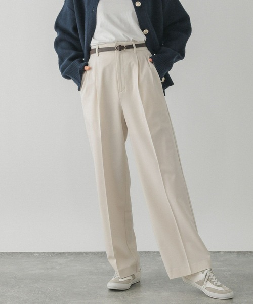 GLOBAL WORK パンツ ウツクシルエットワイドパンツTall/200732