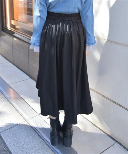 axes femme（アクシーズ ファム） スカート ジップ付イレヘムスカート