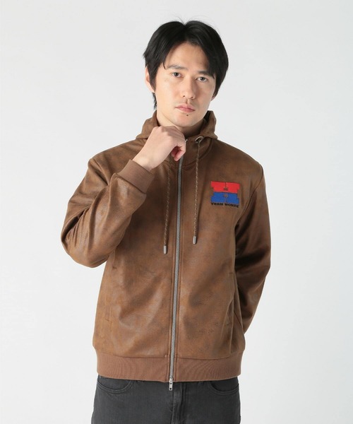 user_4be114d8 バーガンディ MEN'S BIGI パーカー 「HONDA / ホンダ」別注 ビンテージライク