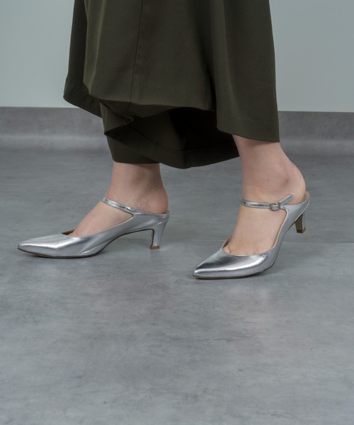 新品未使用 CORSO ROMA 9 コルソローマ9 パンプス グリーン 37 CORSO ROMA,9 パンプス 「CORSO ROMA，9/コルソローマ9