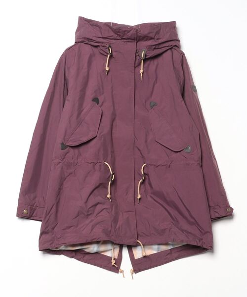 AIGLE（エーグル） モッズコート M パープル レディース : ZOZOTOWN