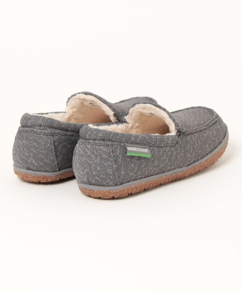 「Minnetonka」 モカシンシューズ 8 グレー レディース_画像4