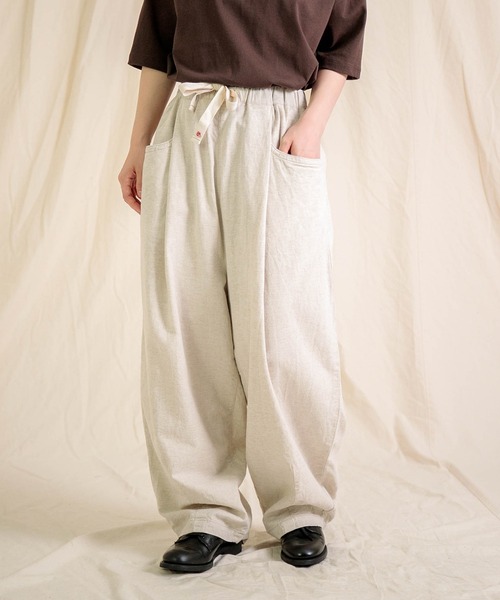 Brocante パンツ 「Brocante / ブロカント」 綿麻アムンゼンクロス Brocante パンツ 「Brocante / ブロカント」 綿麻アムンゼンクロス