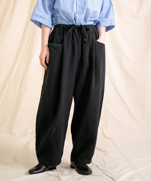 Brocante パンツ 「Brocante / ブロカント」 綿麻アムンゼンクロス