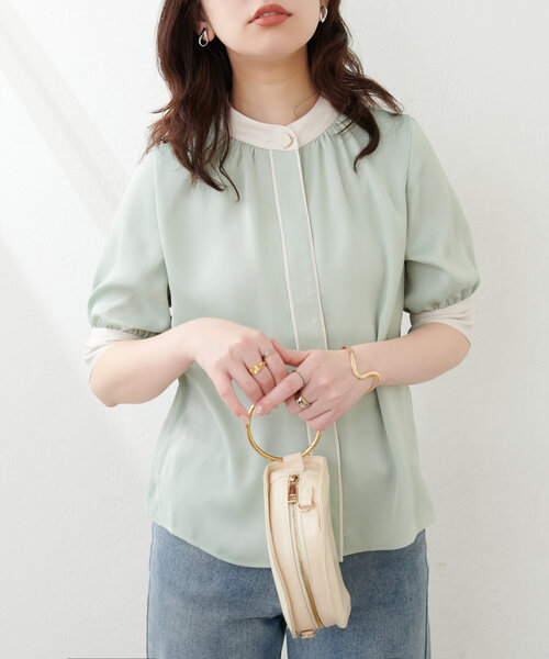 ブラウス シャツ Nature shirt  ナチュレシャツ レディース ナチュラル 無地 トップス シャツブラウス レディース[品番