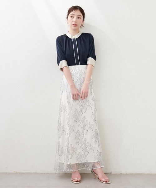 ブラウス シャツ Nature shirt  ナチュレシャツ レディース natural couture ブラウス シャツ osonoなみなみ釦バイカラー