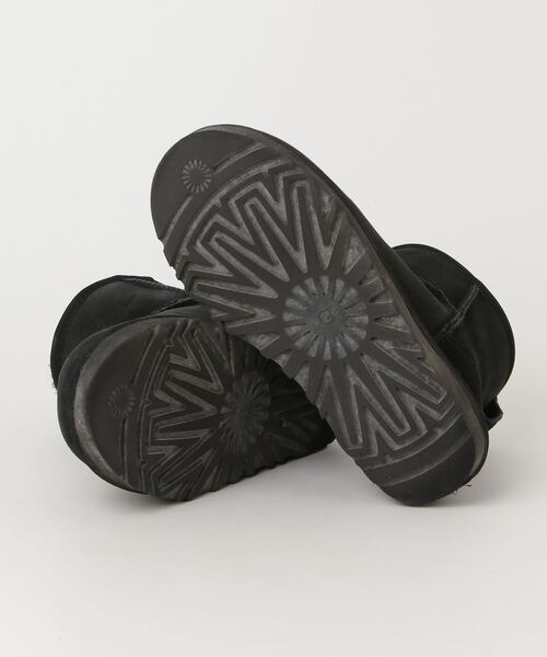 「UGG」 ムートンブーツ 22cm ブラック レディース_画像3