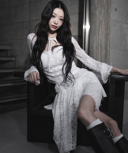 me+em select（ミームセレクト） 「 2color 」チョーカーネックリボン