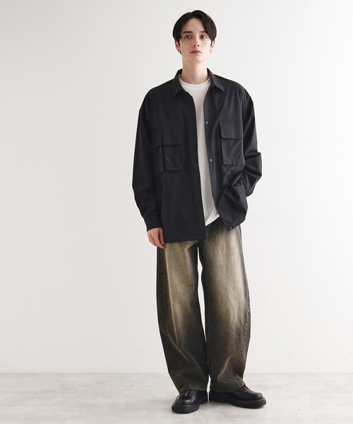 tk.TAKEO KIKUCHI（ティーケータケオキクチ） シャツ タクティカル