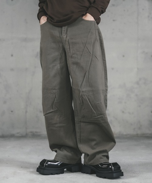 PAPASSummerチノパンツ 予約》R'IAM Super wide CHINO パンツ（チノパンツ）｜Plage