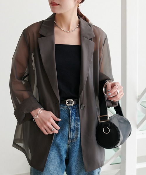 Discoat｜メッシュテーラードジャケット | Rakuten Fashion(楽天