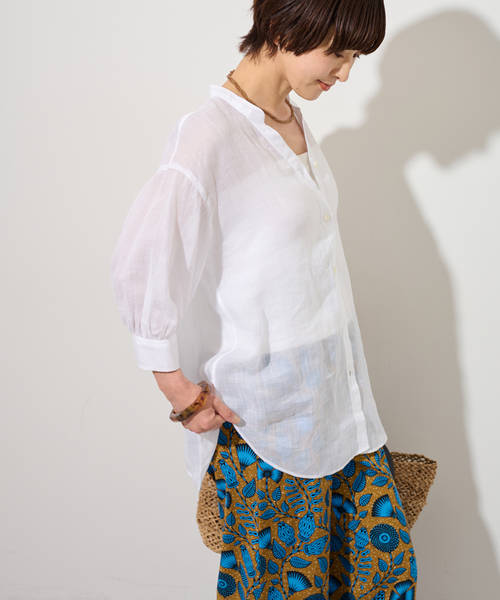 JOURNAL STANDARD relume ブラウス シャツ ラミーギャザー