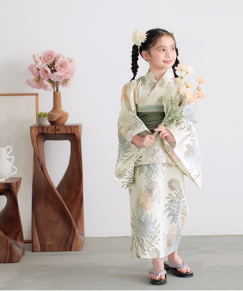 浴衣ドレス KIMONOMACHI 浴衣 オリジナル 2025新作 子供 女の子 セパレート