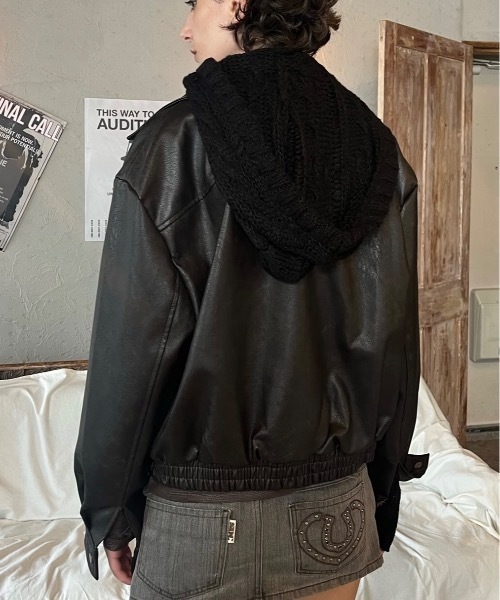 SHAGGIE（シャギー） レザージャケット ライダース 「ViVi掲載
