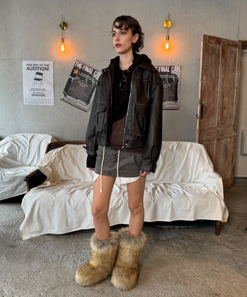 SHAGGIE（シャギー） レザージャケット ライダース 「ViVi掲載