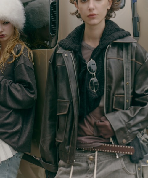 SHAGGIE（シャギー） レザージャケット ライダース 「ViVi掲載