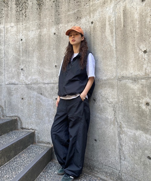 UNDERSTATEMENTs パンツ 「ユニセックス」ナイロンサイド切替え