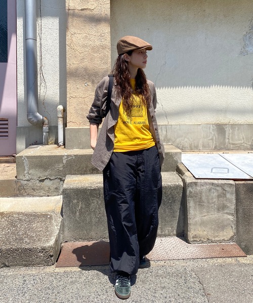UNDERSTATEMENTs パンツ 「ユニセックス」ナイロンサイド切替え