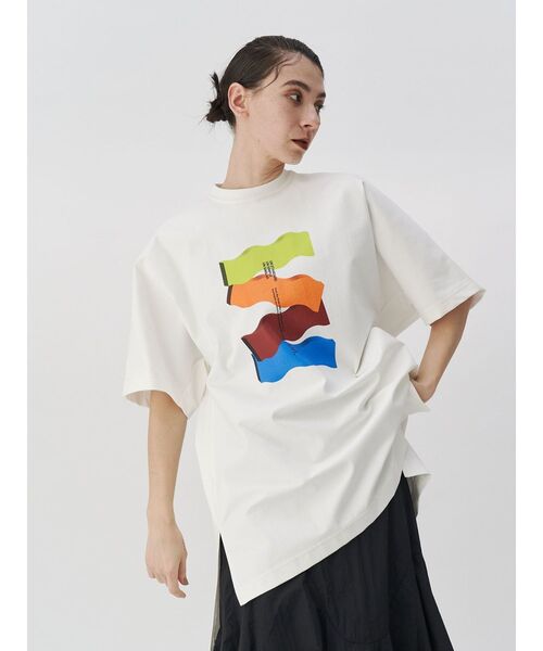 tシャツ 3D WAVE T-SH / スリーディーウェーブTシャツ レディース