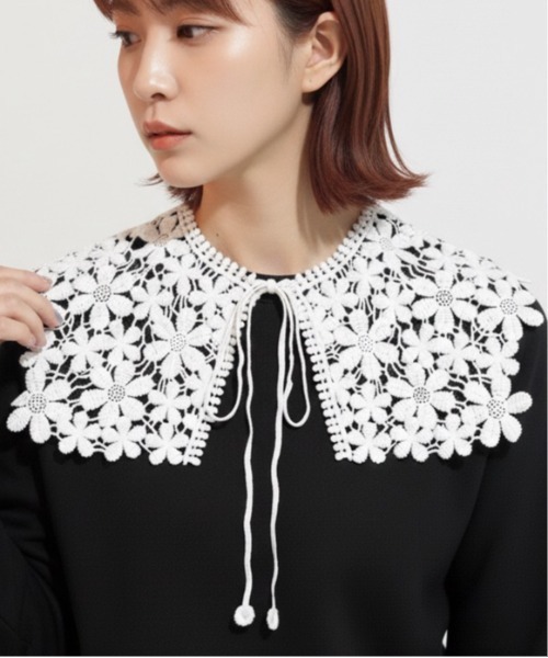 つけ襟 付け襟 「HIKA」FLOWERレース付け襟 : ZOZOTOWN Yahoo!店
