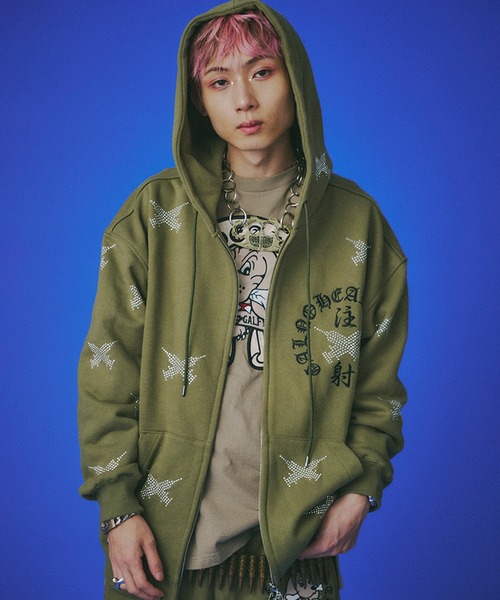 GALFY（ガルフィー） パーカー 「GALFY/ガルフィー」ピカピカ注射器