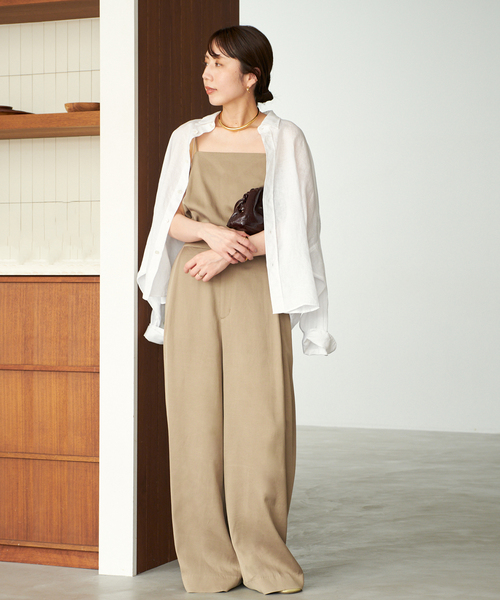 plage（プラージュ） キャミソール 「追加」fibril linen 混