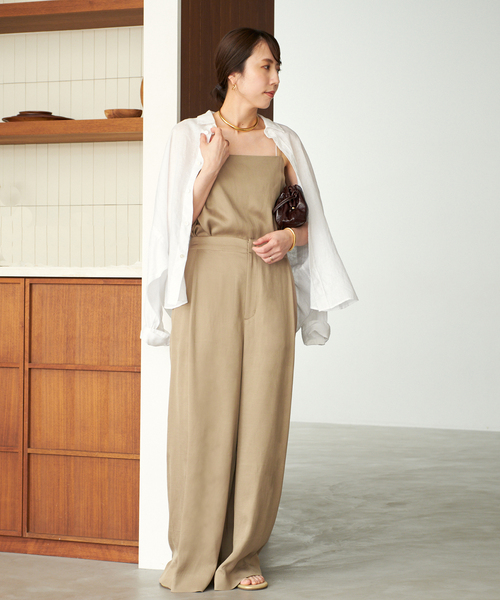 fibril linen 混 キャミソール　plage プラージュ plage（プラージュ） キャミソール 「追加」fibril linen 混