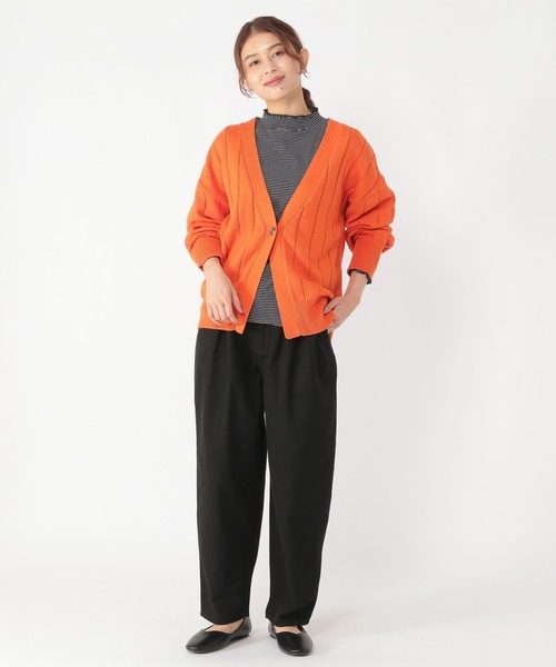 「studio CLIP」 デニムパンツ LARGE インディゴブルー レディース_画像2