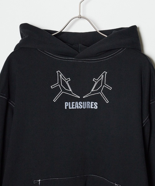 PLEASURES × エヴァンゲリオン 刺繍 ARTIFICIAL HUMAN パーカー PLEASURES パーカー PLEASURES/プレジャーズ×EVANGELION