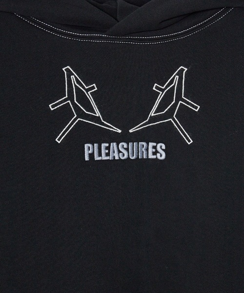 PLEASURES × エヴァンゲリオン 刺繍 ARTIFICIAL HUMAN パーカー PLEASURES パーカー PLEASURES/プレジャーズ×EVANGELION