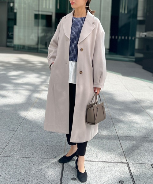 「Chez toi」 チェスターコート FREE アイボリー レディース_画像2