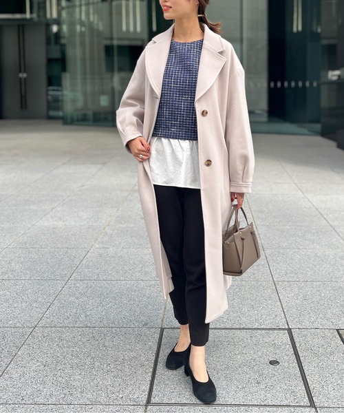 「Chez toi」 チェスターコート FREE アイボリー レディース_画像3