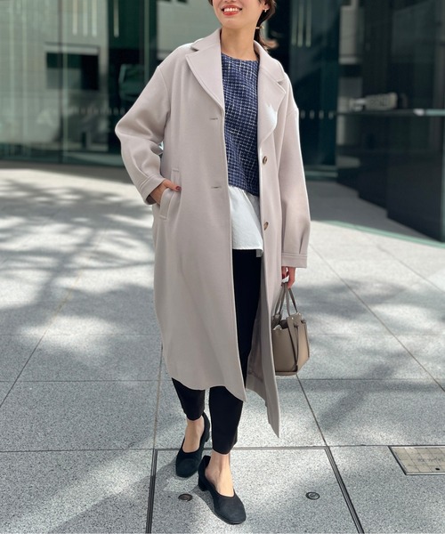 「Chez toi」 チェスターコート FREE アイボリー レディース_画像4