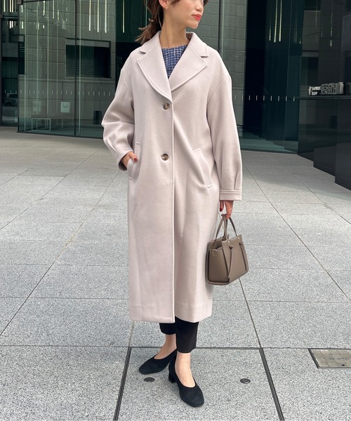 「Chez toi」 チェスターコート FREE アイボリー レディース_画像5